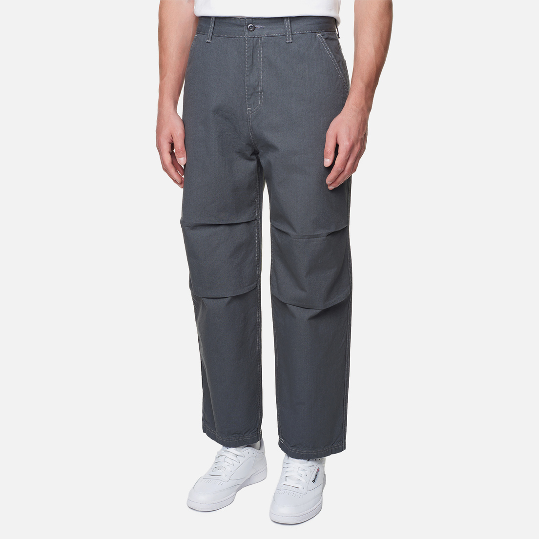 FrizmWORKS Мужские брюки Slub Cotton Two Tuck