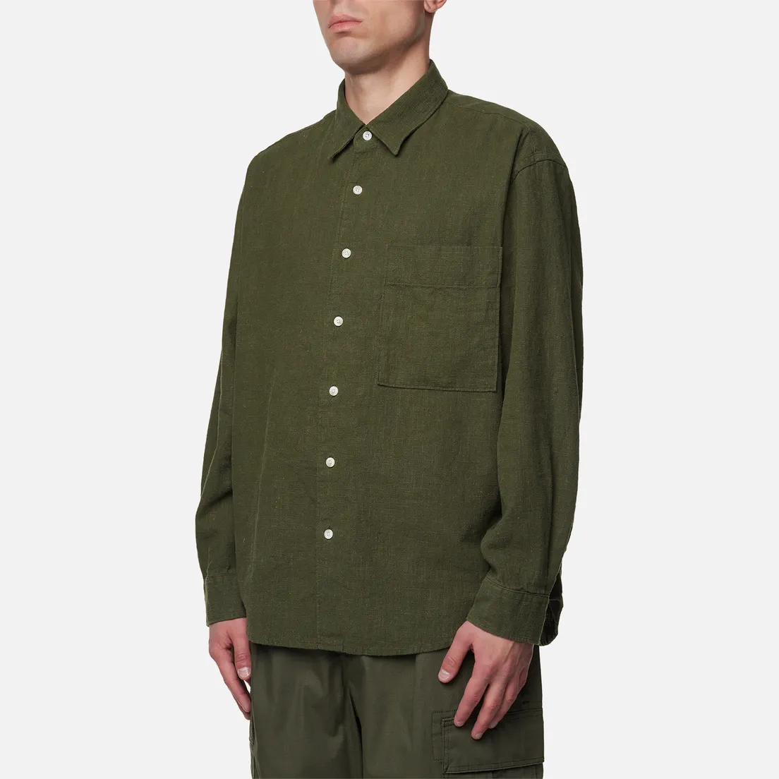 FrizmWORKS Мужская рубашка Linen Relaxed