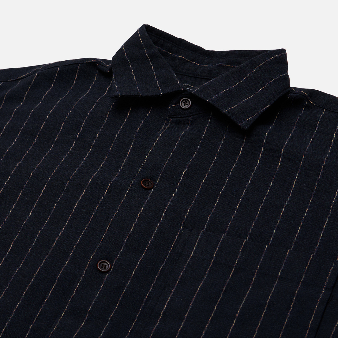 FrizmWORKS Мужская рубашка Stripe Linen Napoli
