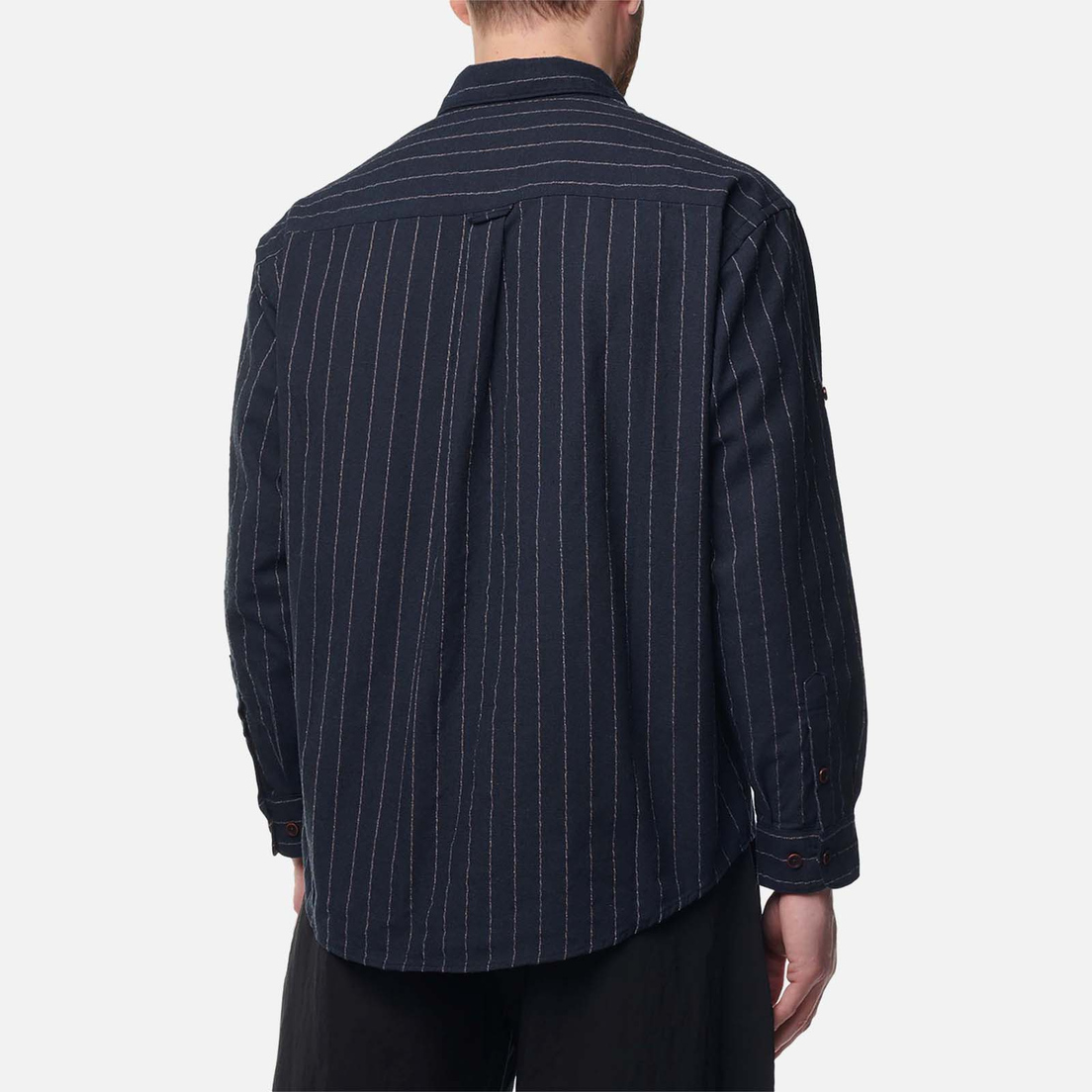 FrizmWORKS Мужская рубашка Stripe Linen Napoli