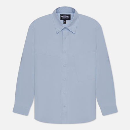 фото Мужская рубашка frizmworks attitude, цвет голубой, размер m