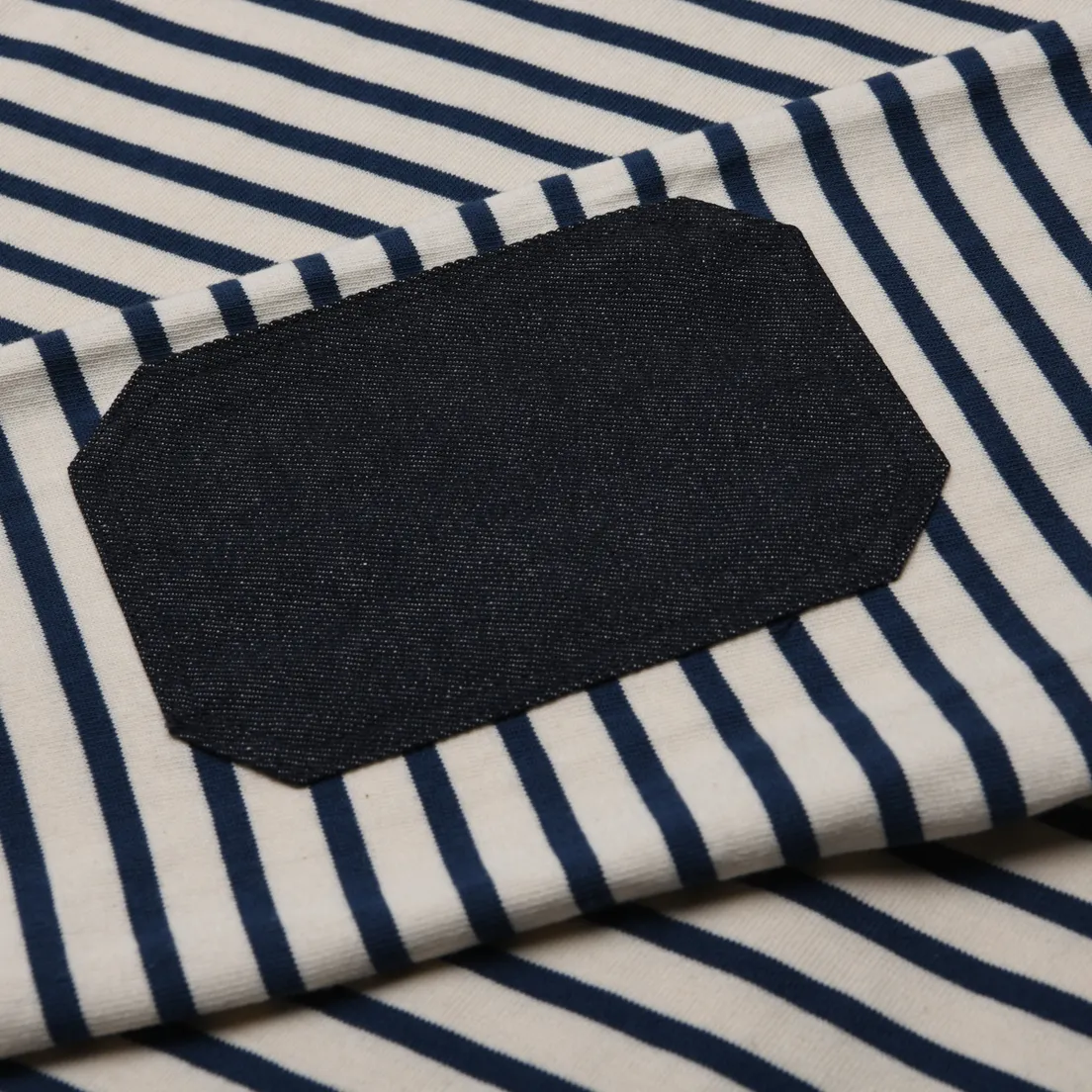 FrizmWORKS Мужской лонгслив Patch Stripe Boat Neck