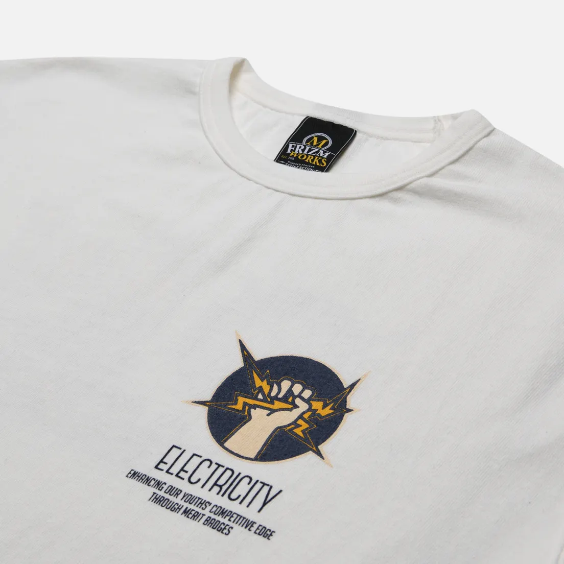 FrizmWORKS Мужская футболка Electricity M-Badge