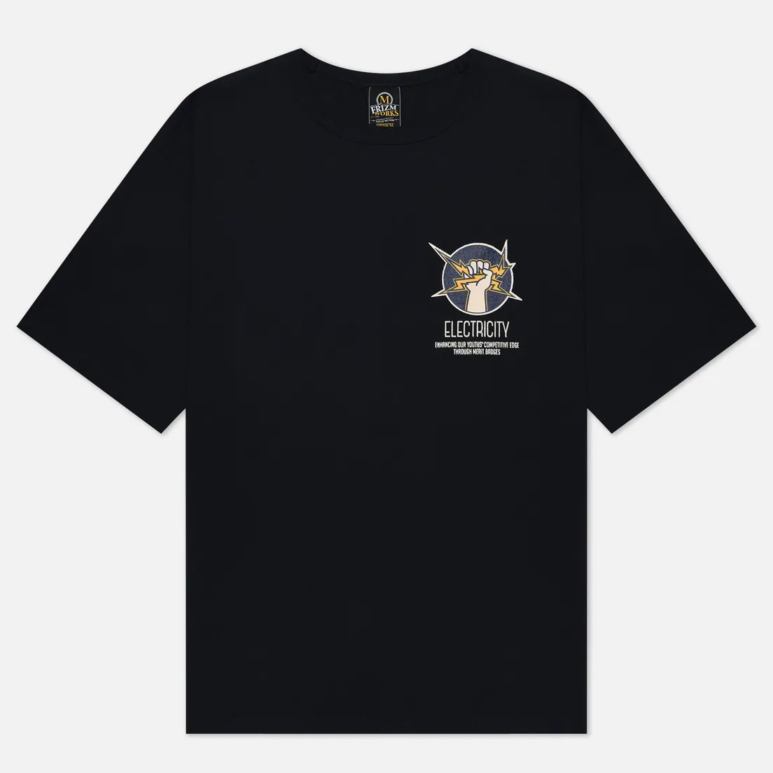FrizmWORKS Мужская футболка Electricity M-Badge