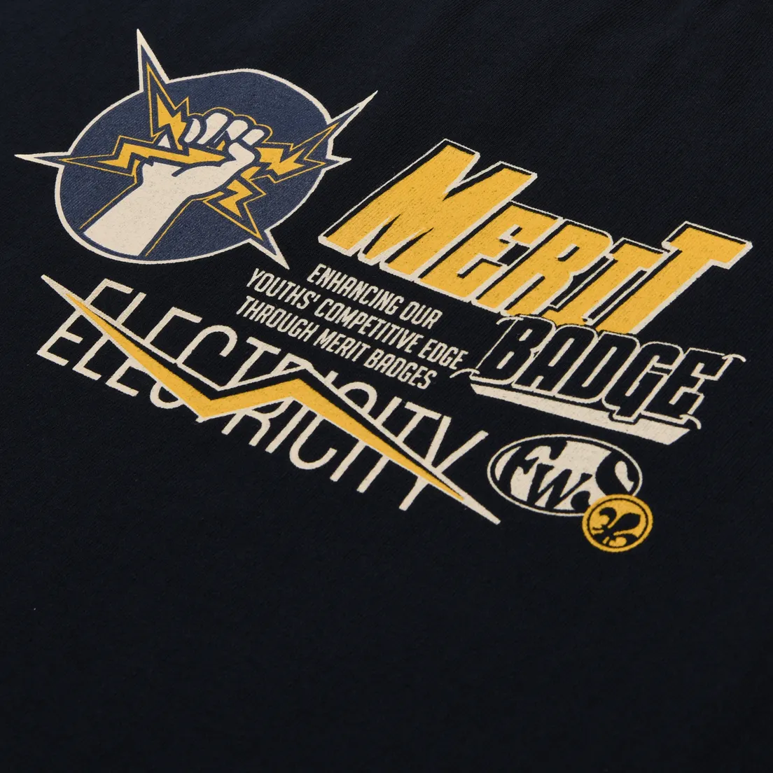 FrizmWORKS Мужская футболка Electricity M-Badge