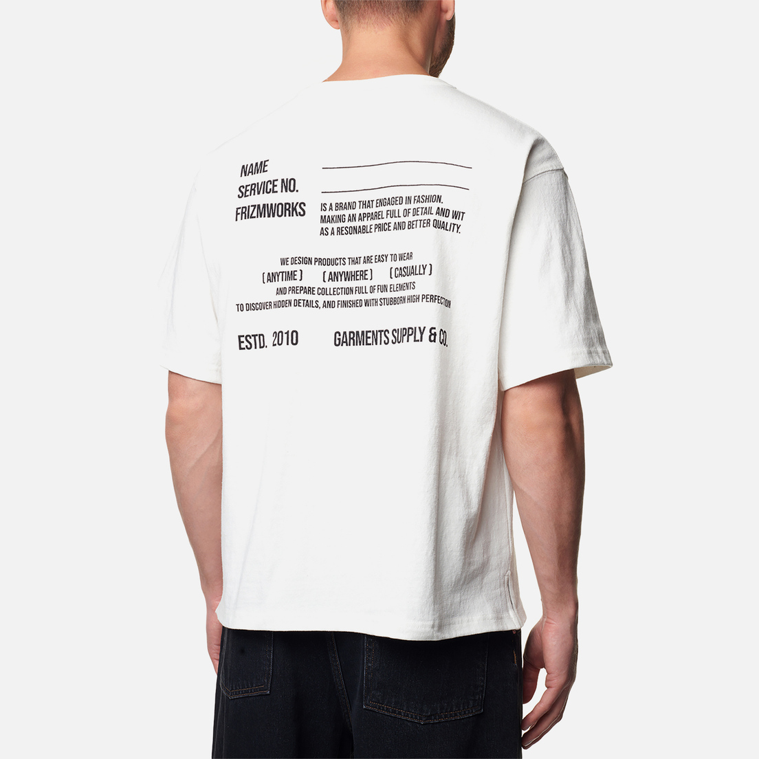 FrizmWORKS Мужская футболка Service Label