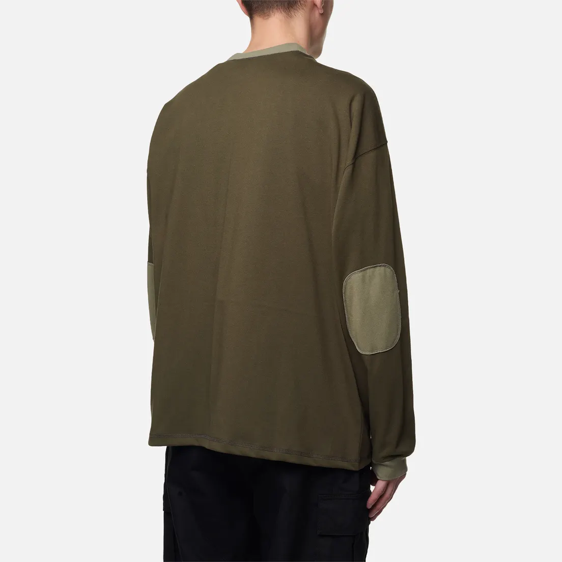 FrizmWORKS Мужской лонгслив Patch Oversized Coloration