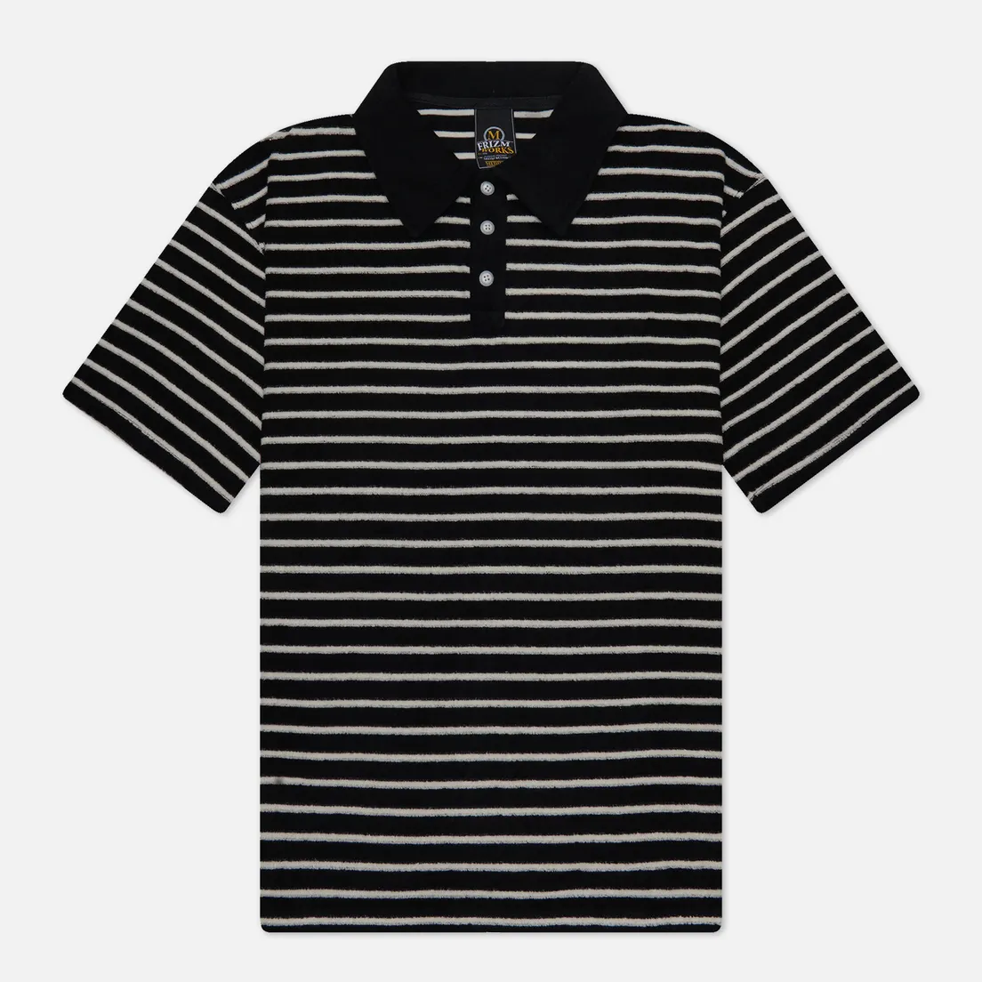 FrizmWORKS Мужская рубашка Terry Stripe Pique
