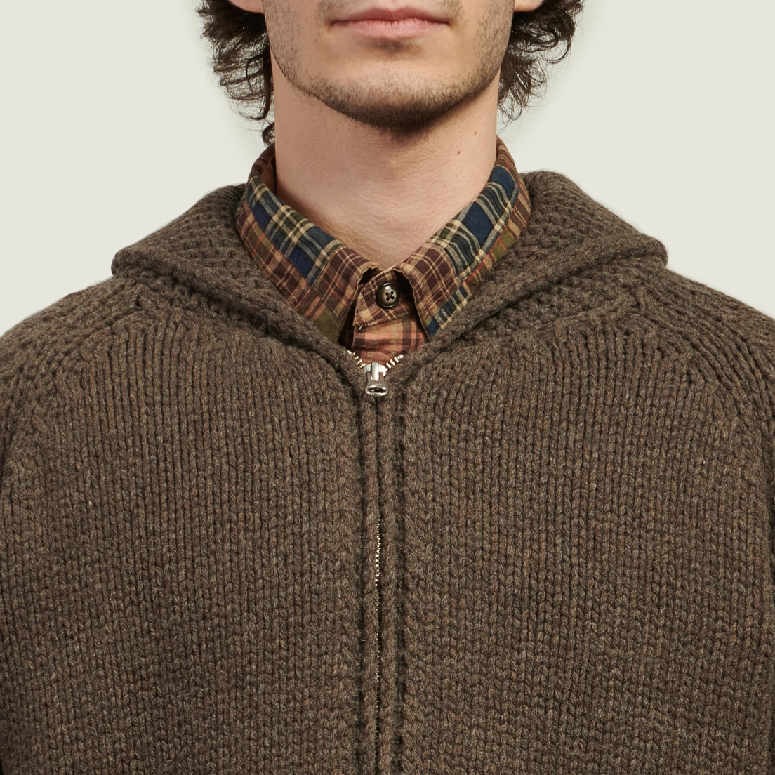 FrizmWORKS Мужской свитер Heavy Cowichan Zip Up Cardigan