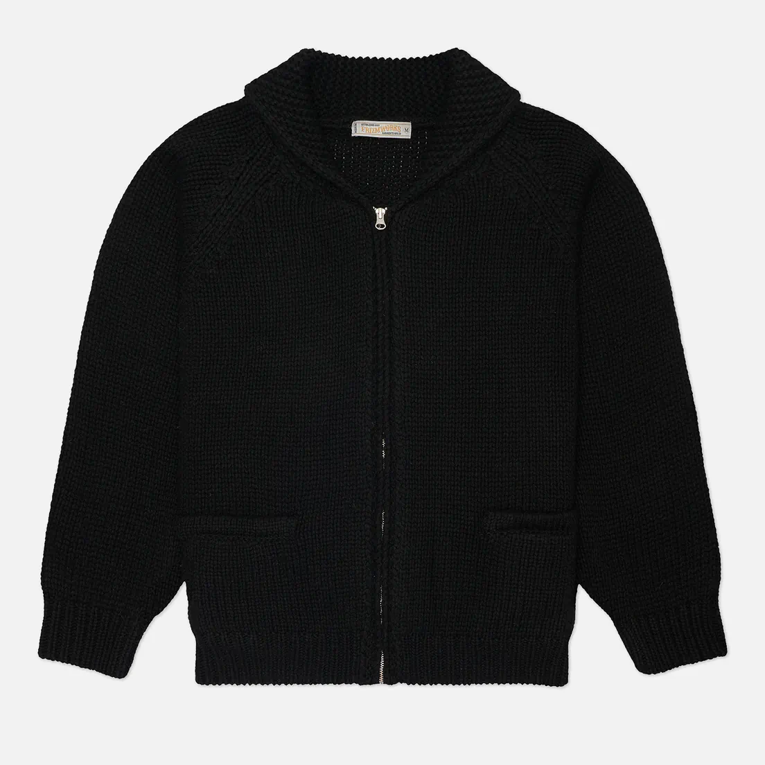 FrizmWORKS Мужской свитер Heavy Cowichan Zip Up Cardigan