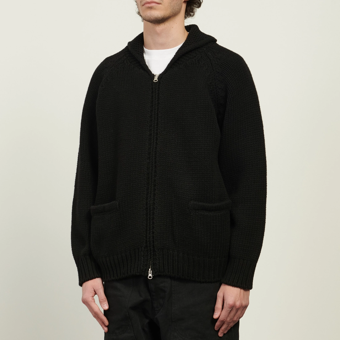 FrizmWORKS Мужской свитер Heavy Cowichan Zip Up Cardigan