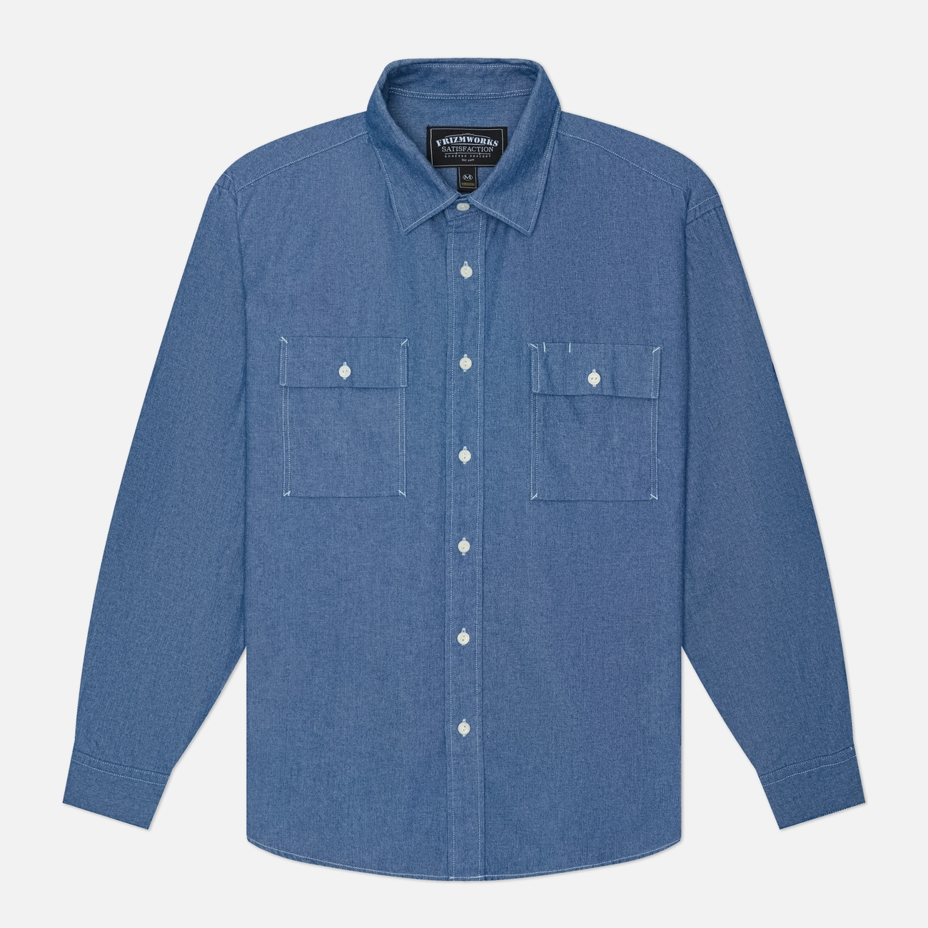 Мужская рубашка FrizmWORKS Cigarette Pocket Chambray, FZW2024FWST011
