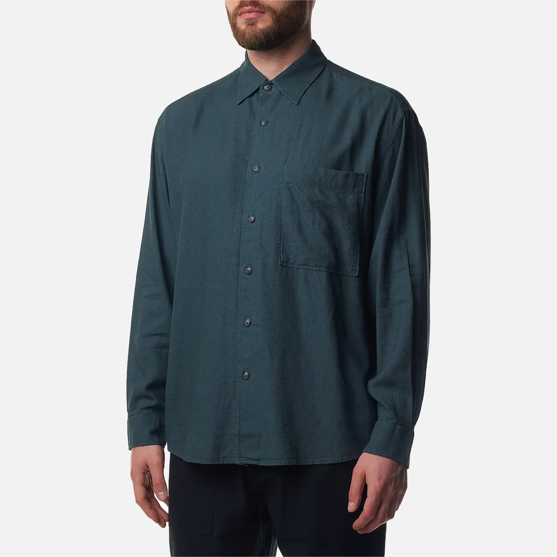 FrizmWORKS Мужская рубашка Silky Linen Relaxed