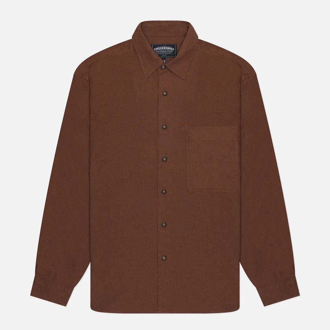 FrizmWORKS Мужская рубашка Silky Linen Relaxed