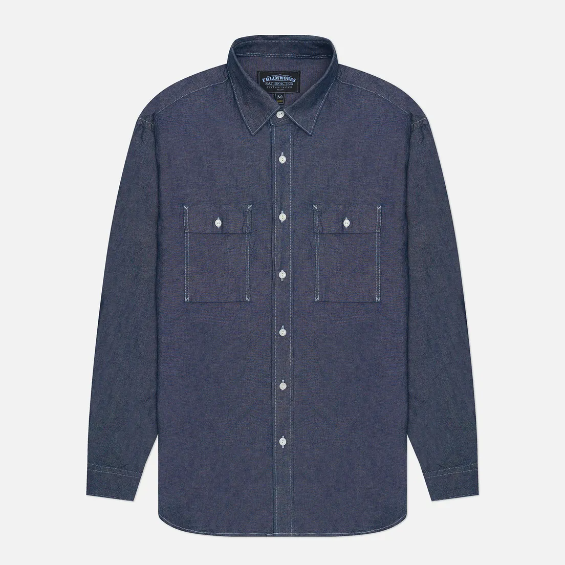 FrizmWORKS Мужская рубашка Cigarette Pocket Chambray