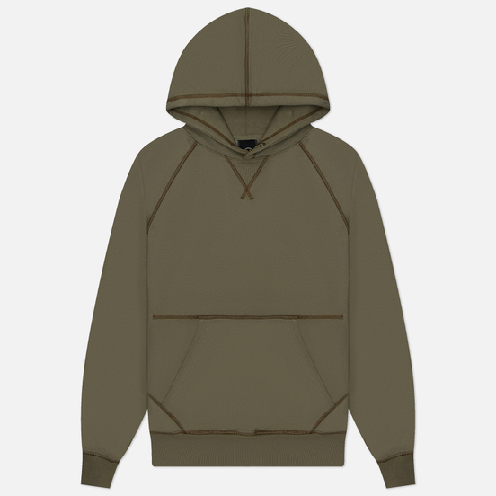 パーカー・フーディ FRIZMWORKS COVER STITCH PULLOVER HOODY BEIGE FZW2024SSTS028 Womens Hoodies with Kangaroo Pocket Solid Color Loose Half