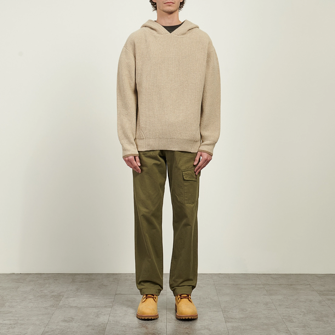 FrizmWORKS Мужской свитер Kangaroo Knit Pullover Hoodie