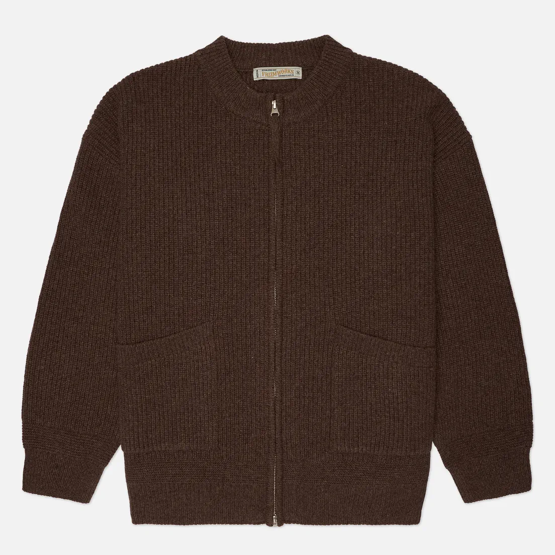 FrizmWORKS Мужской свитер Wool Deck Zip Up Cardigan