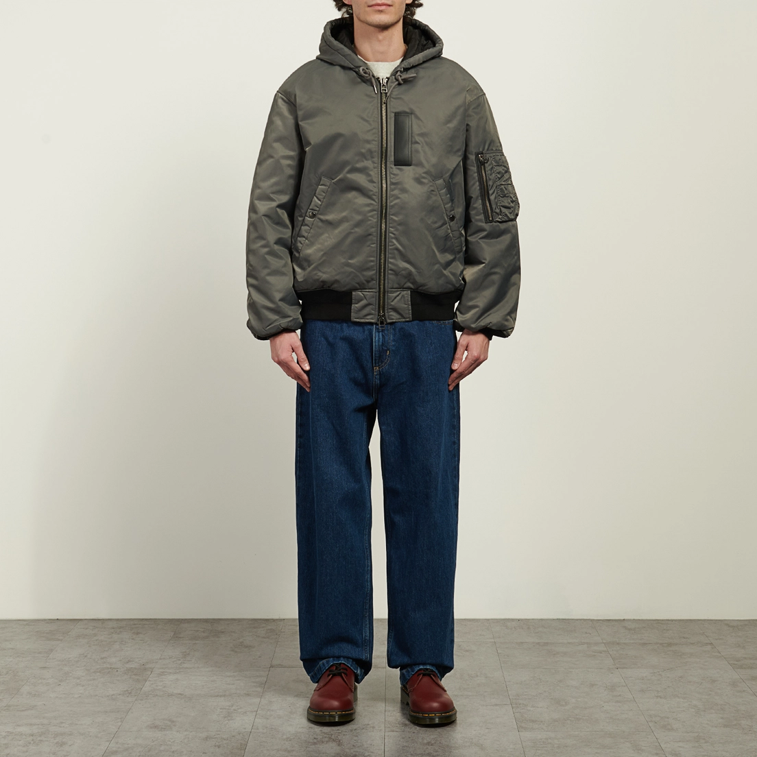 FrizmWORKS Мужская демисезонная куртка Active MA-1 Hooded Parka