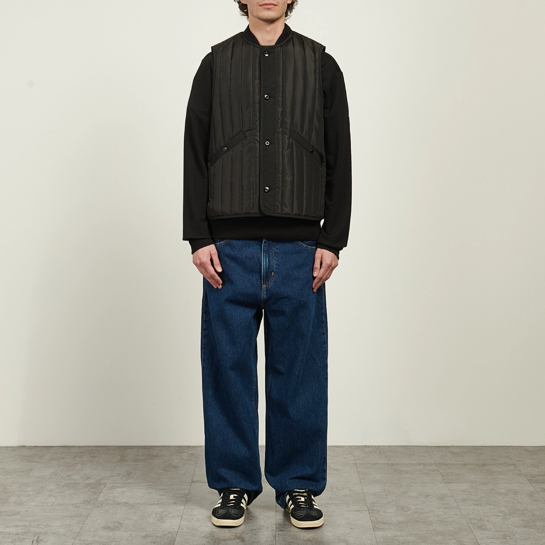 FrizmWORKS Мужской жилет Stripe Quilted Mil Liner