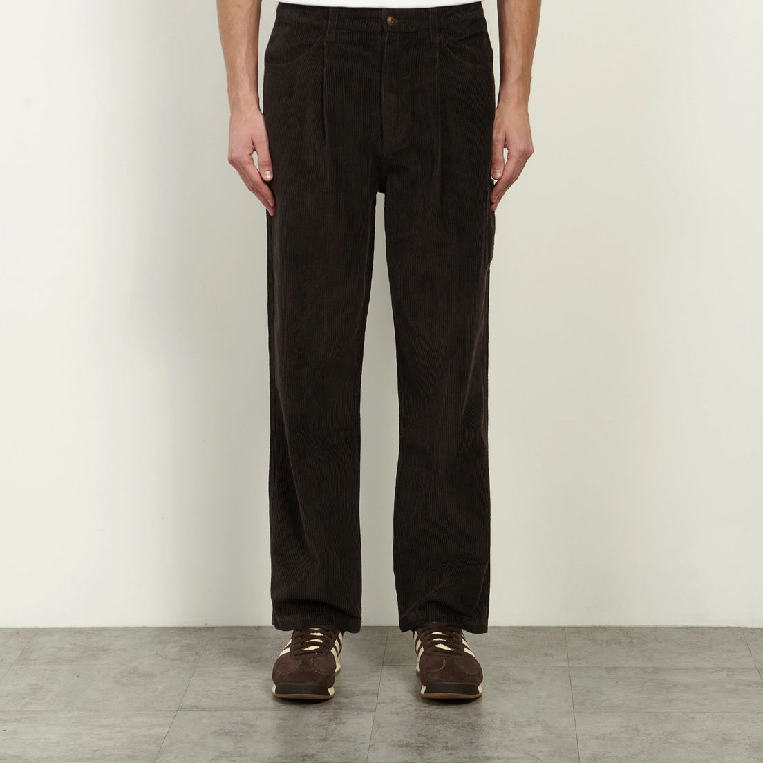 FrizmWORKS Мужские брюки Corduroy Wide One Tuck