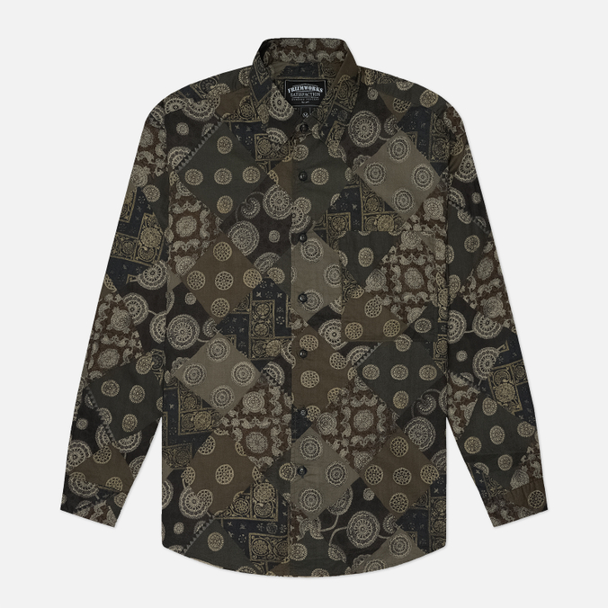 Мужская рубашка FrizmWORKS Diamond Patchwork Relax