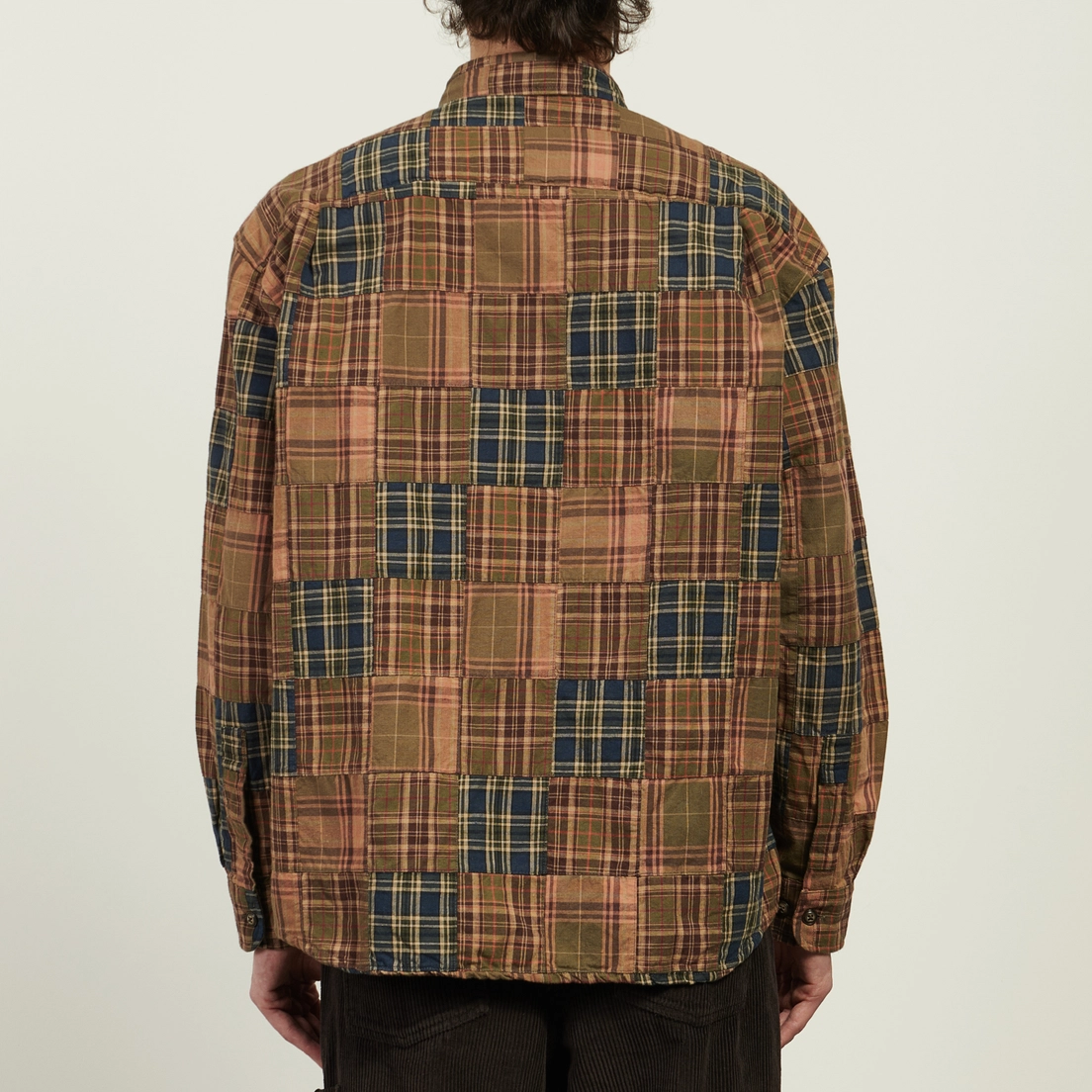 FrizmWORKS Мужская рубашка Madras Patchwork Relaxed