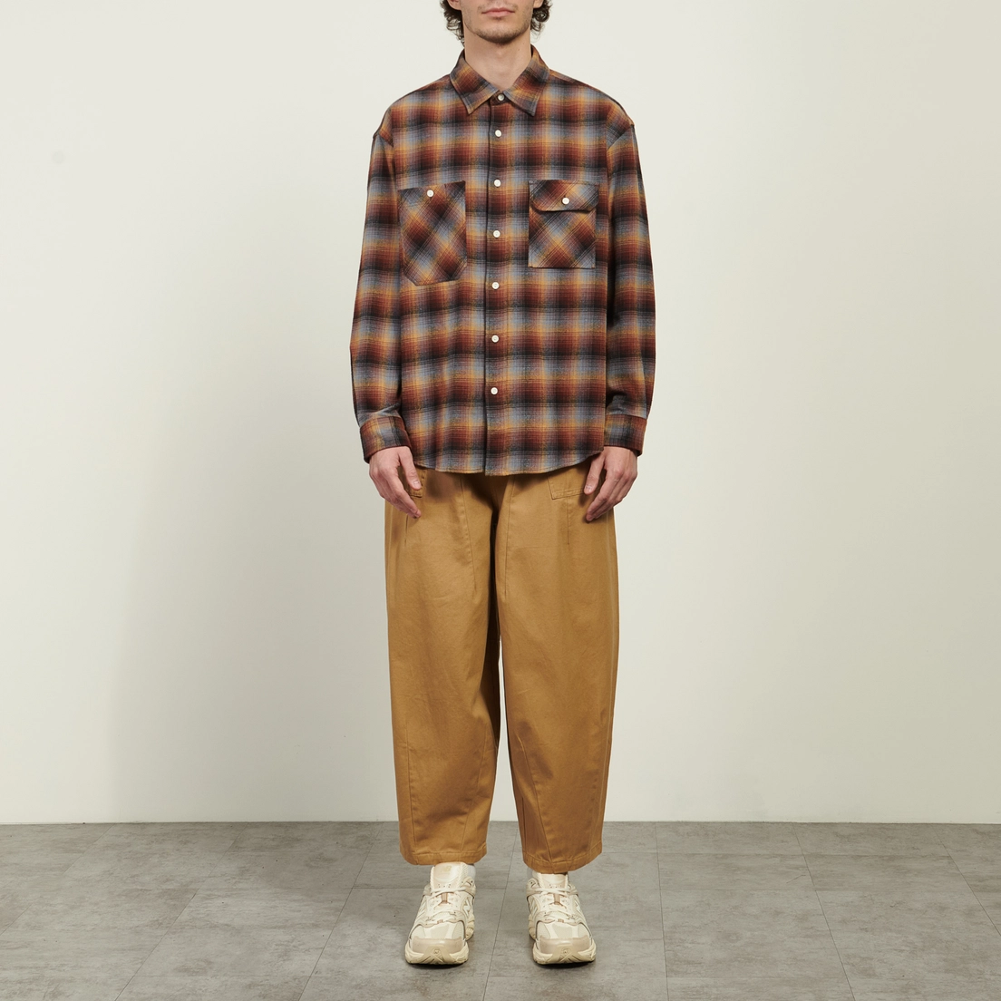 FrizmWORKS Мужская рубашка Flannel Check Work