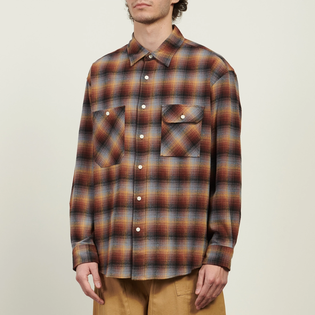 FrizmWORKS Мужская рубашка Flannel Check Work