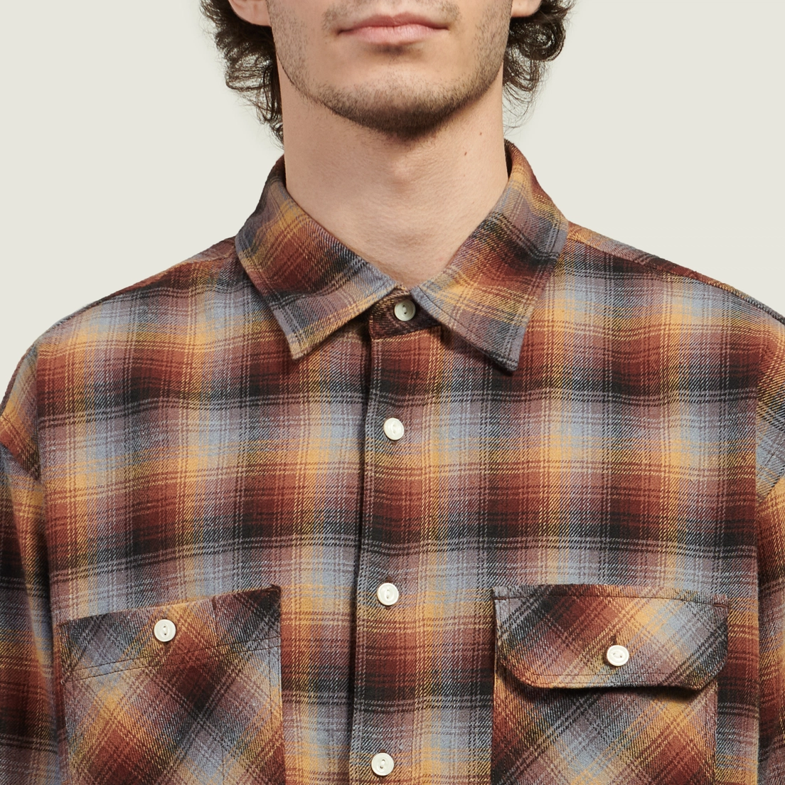 FrizmWORKS Мужская рубашка Flannel Check Work