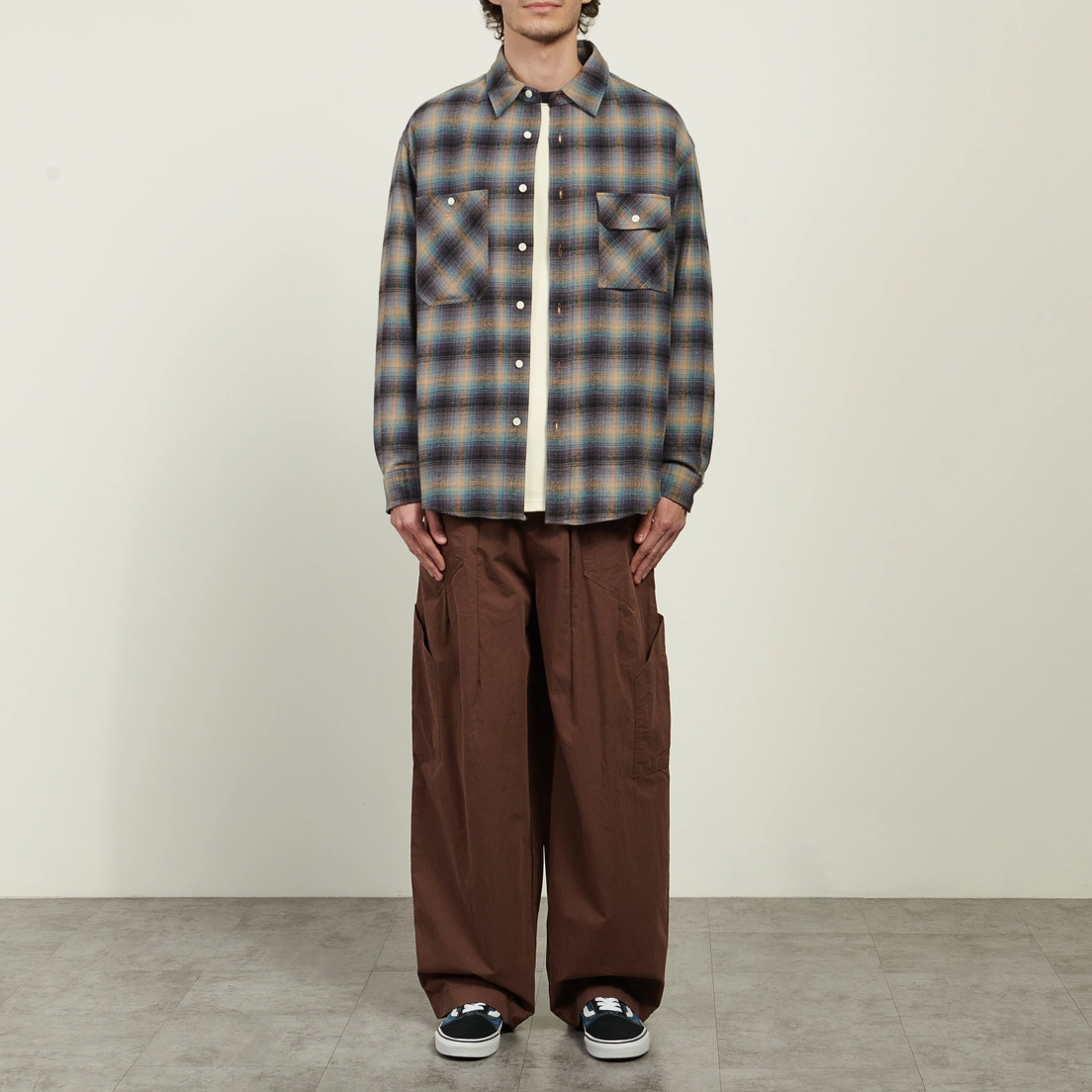 FrizmWORKS Мужская рубашка Flannel Check Work