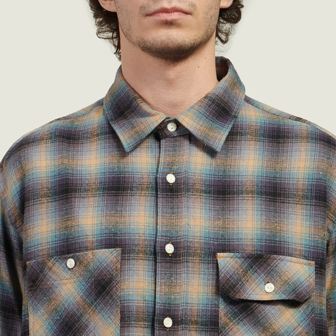 FrizmWORKS Мужская рубашка Flannel Check Work