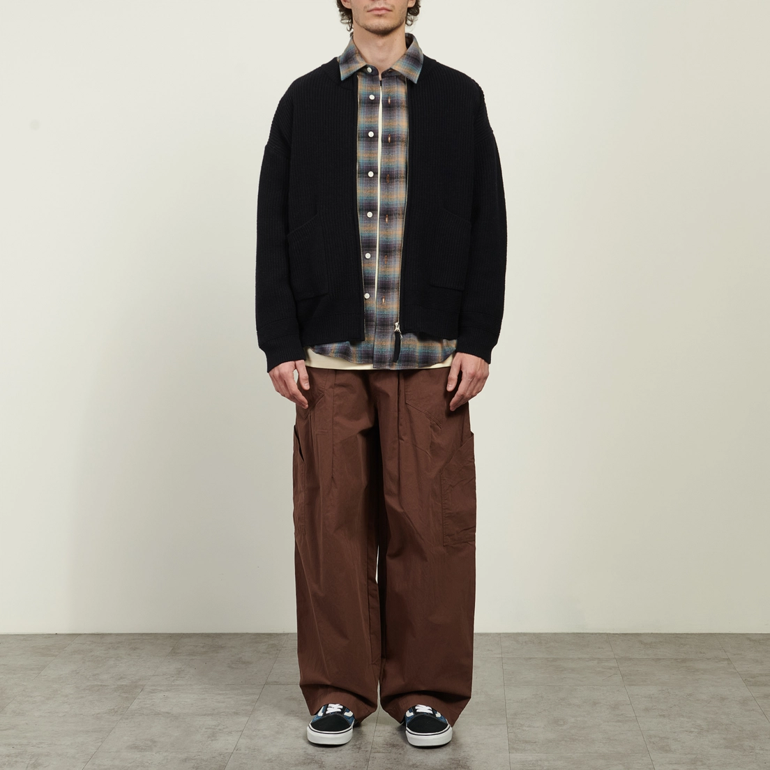 FrizmWORKS Мужской свитер Wool Deck Zip Up Cardigan