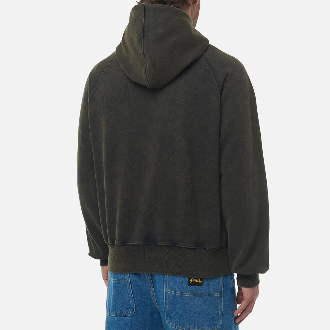 FrizmWORKS Мужская толстовка Vintage Dyeing Hoodie Zip Up Parka