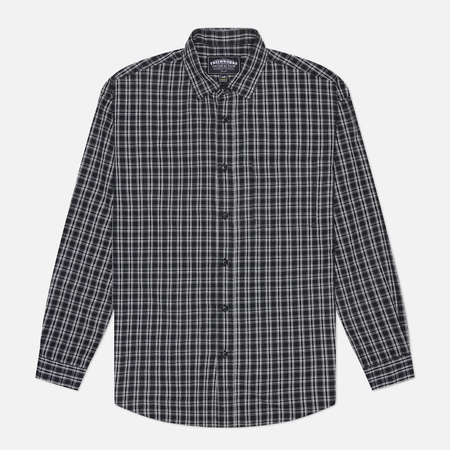   Brandshop Мужская рубашка FrizmWORKS Seersucker Checked, цвет чёрный, размер M