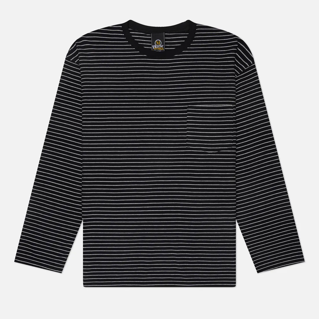 FrizmWORKS Мужской лонгслив Stripe Oversized Relax 003