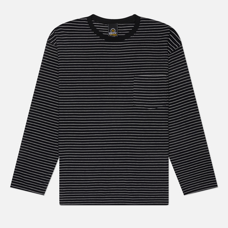  Мужской лонгслив FrizmWORKS Stripe Oversized Relax 003, цвет чёрный, размер M