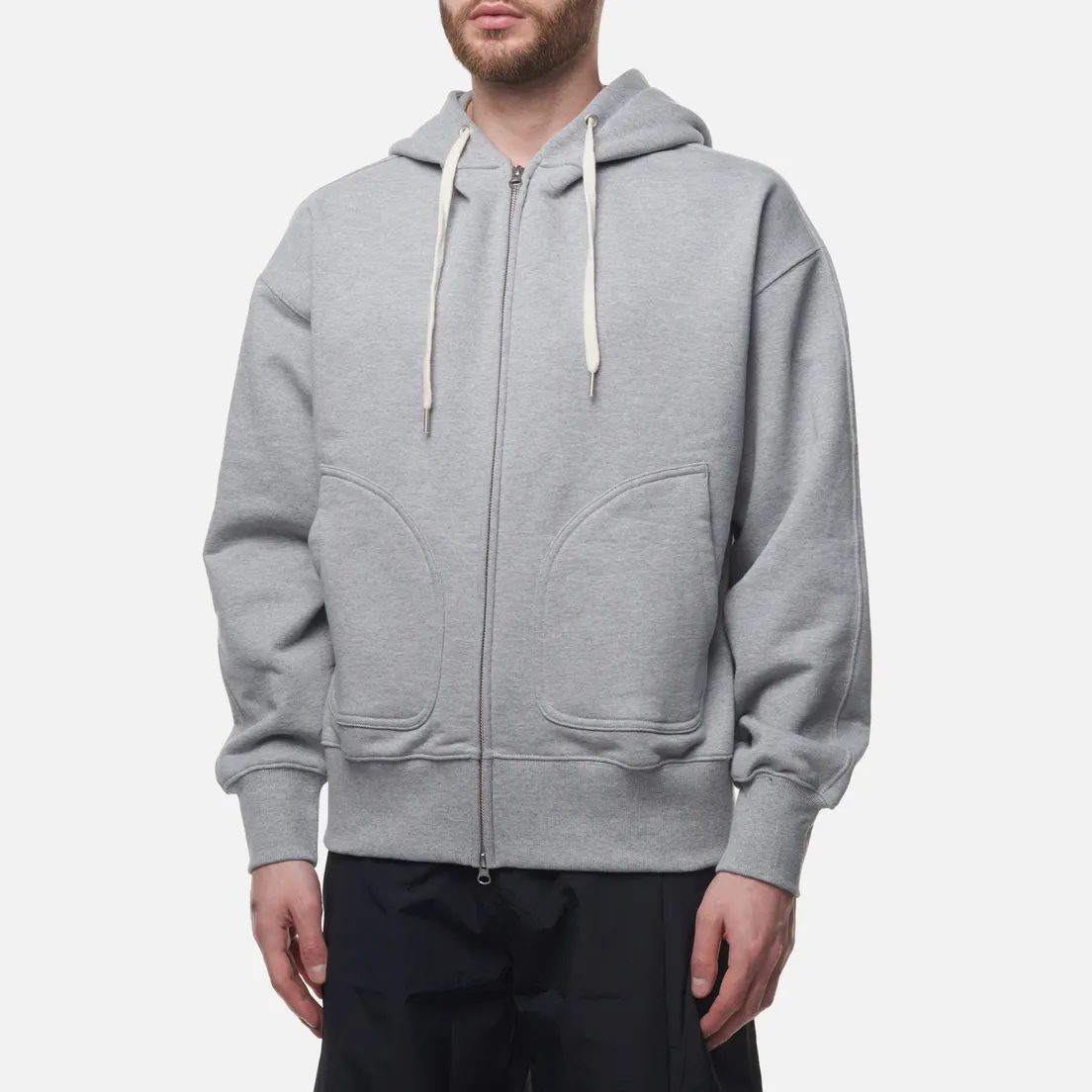 FrizmWORKS Мужская толстовка OG Heavyweight Hoodie Zip Up Parka