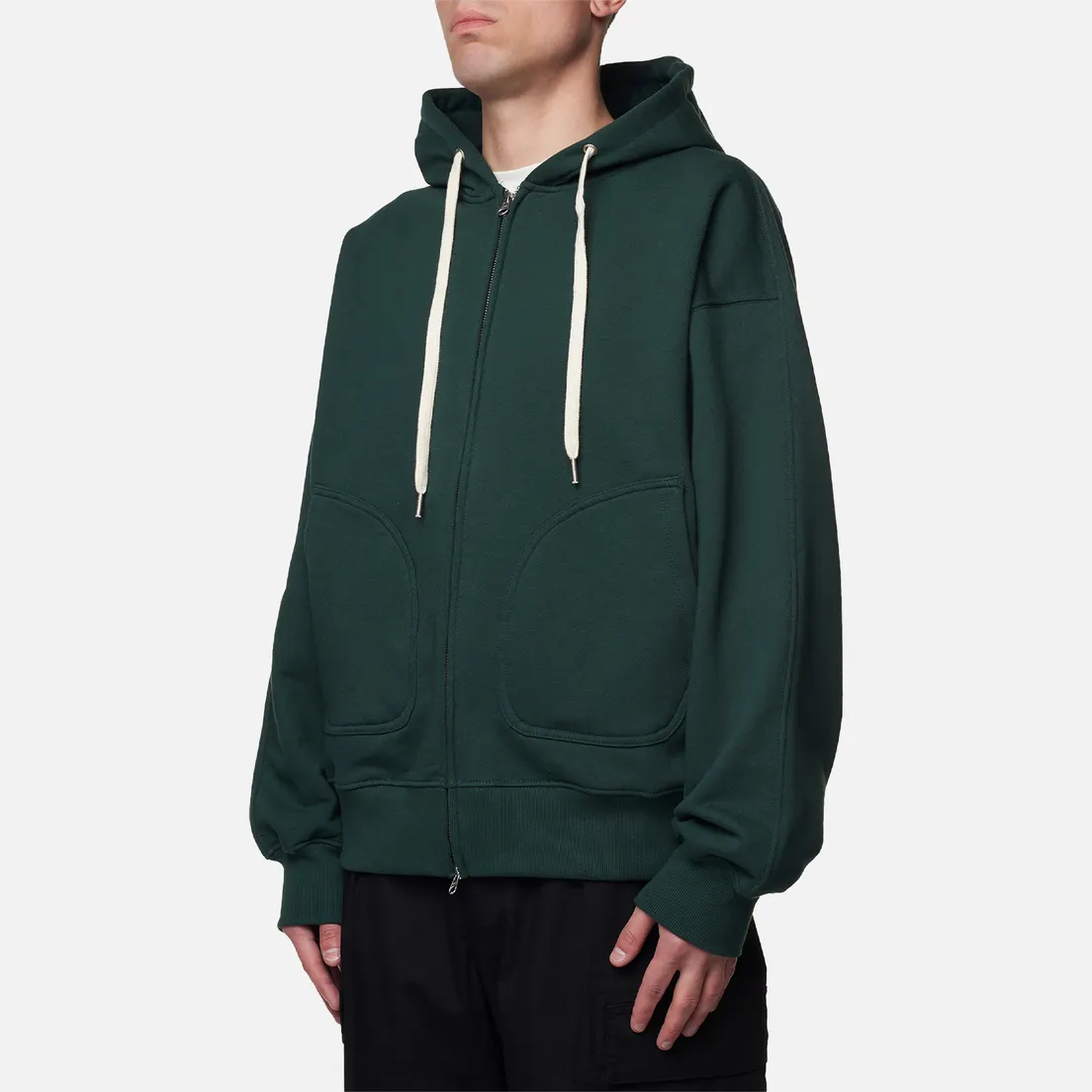 FrizmWORKS Мужская толстовка OG Heavyweight Hoodie Zip Up Parka