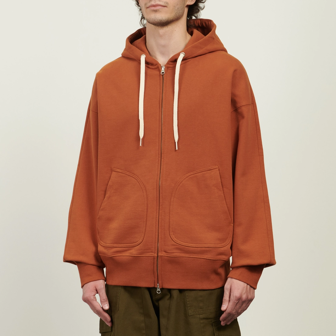 FrizmWORKS Мужская толстовка OG Heavyweight Hoodie Zip Up Parka