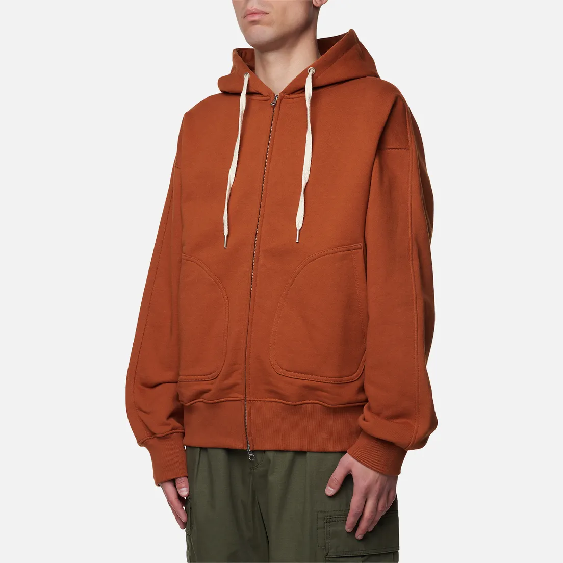 FrizmWORKS Мужская толстовка OG Heavyweight Hoodie Zip Up Parka