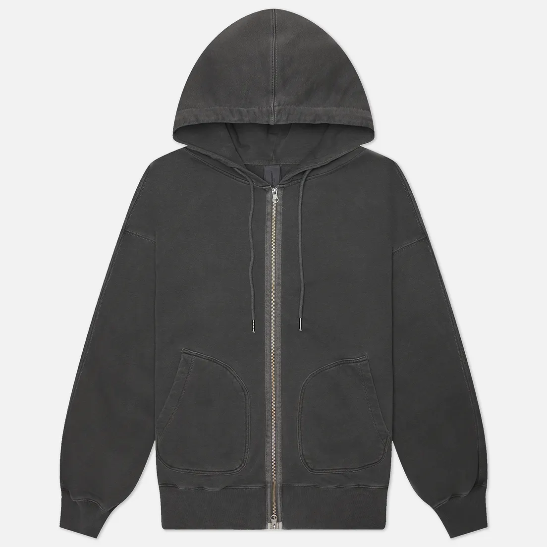 FrizmWORKS Мужская толстовка OG Pigment Dyeing Hoodie Zip Up Parka