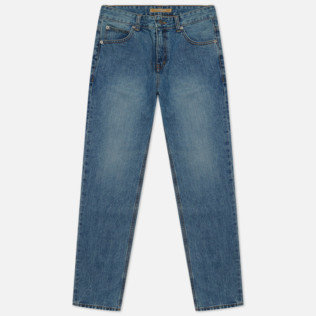 фото Мужские джинсы frizmworks og slim crop denim, цвет голубой, размер l