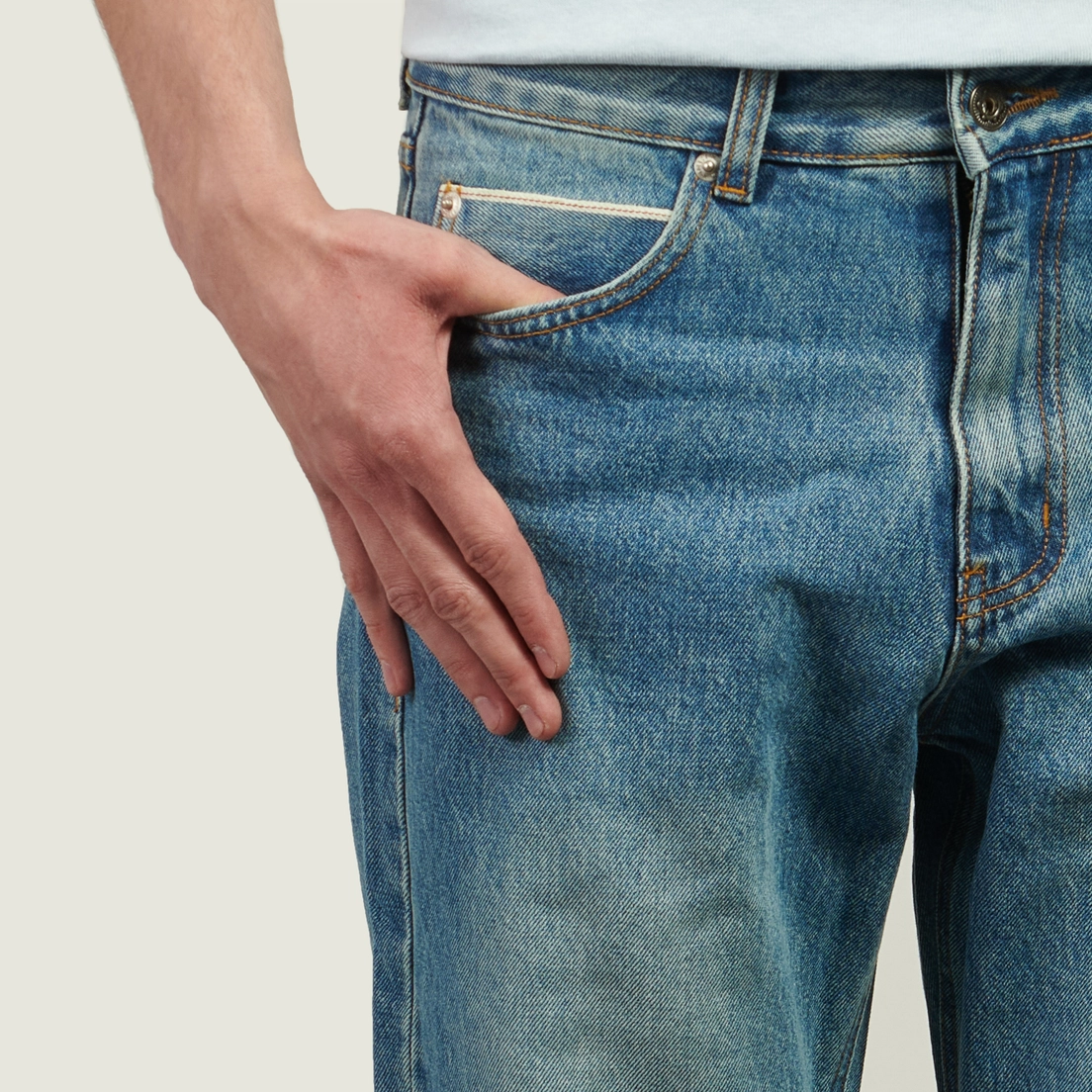 FrizmWORKS Мужские джинсы OG Selvedge Regular Denim