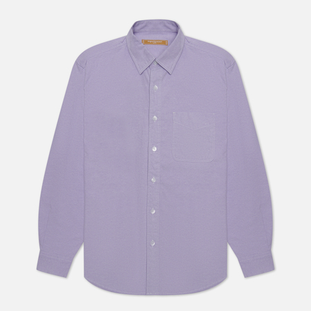 фото Мужская рубашка frizmworks og oxford oversized, цвет фиолетовый, размер m