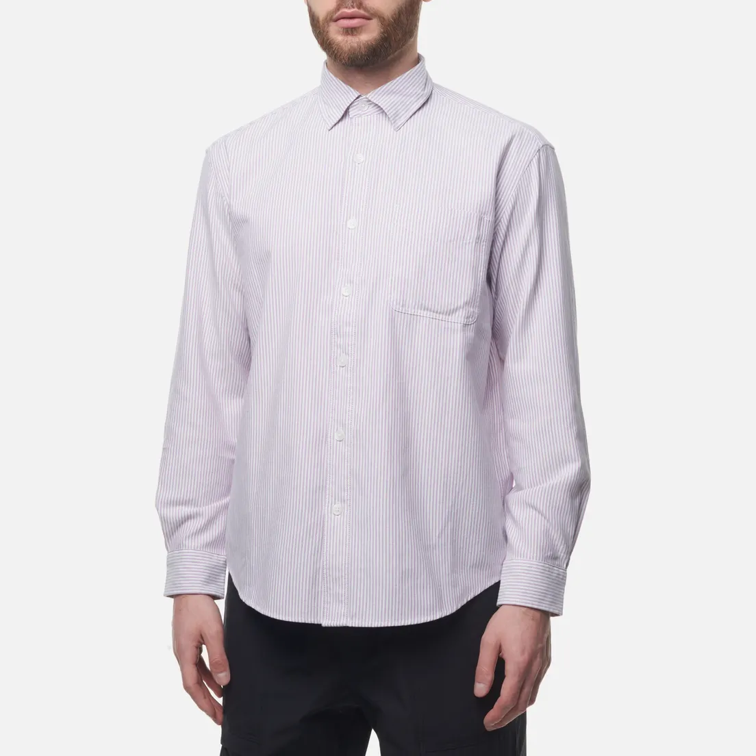 FrizmWORKS Мужская рубашка OG Stripe Oversized