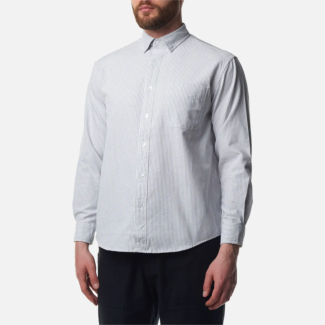 FrizmWORKS Мужская рубашка OG Stripe Oversized