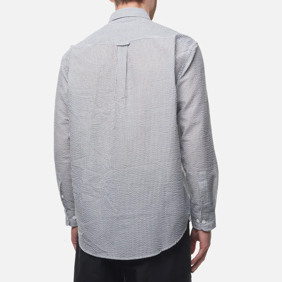 FrizmWORKS Мужская рубашка OG Stripe Seersucker