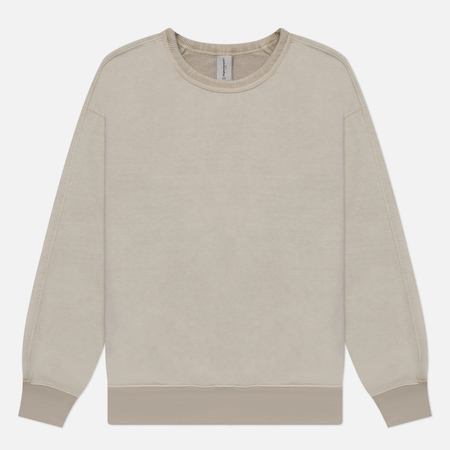 фото Мужская толстовка frizmworks og pigment dyeing crew neck, цвет бежевый, размер m
