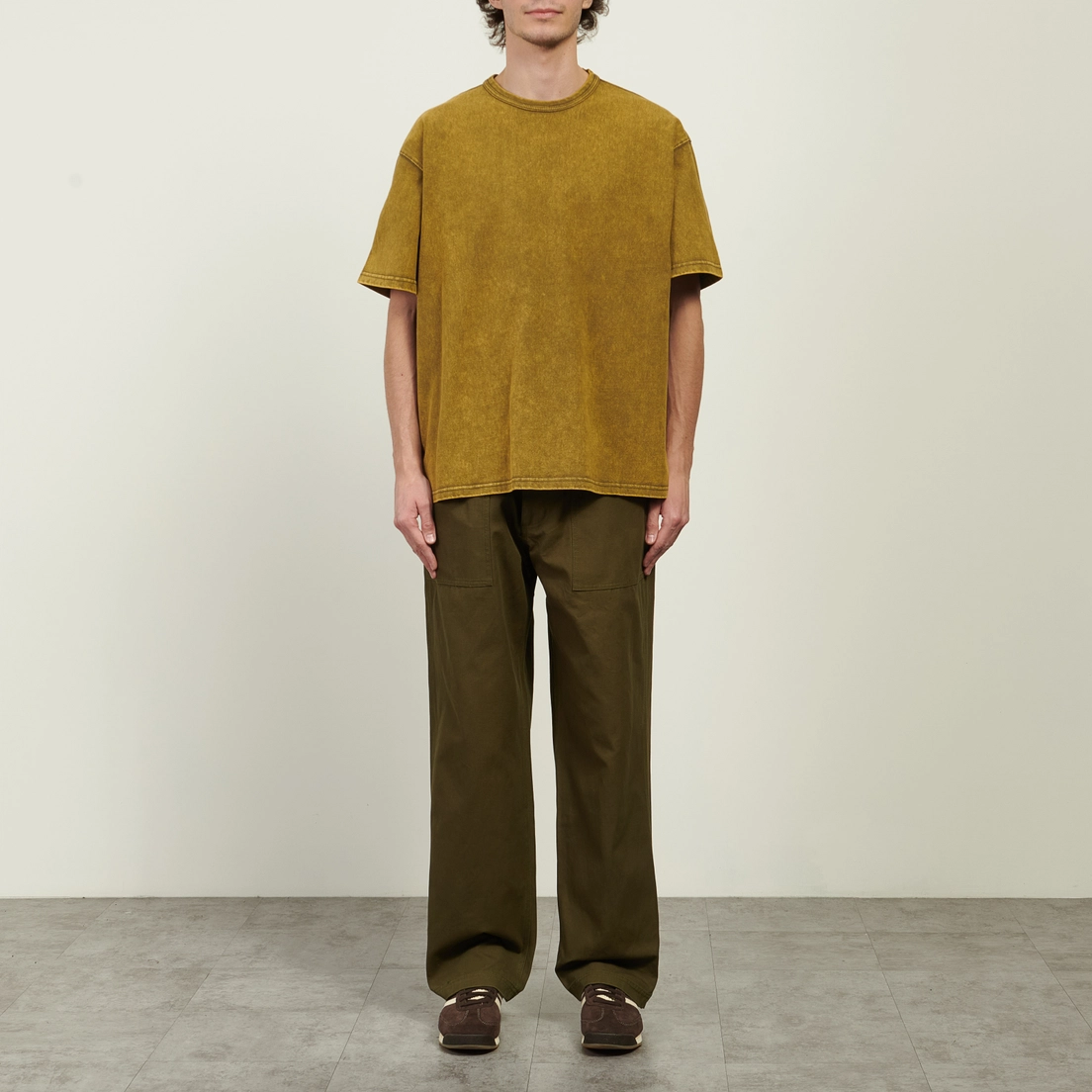 FrizmWORKS Мужская футболка OG Vintage Dyeing Half